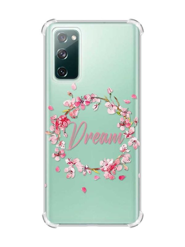 Чохол з потовщеними кутами на Samsung Galaxy S20 FE :: Віночок з сакури (принт 284)