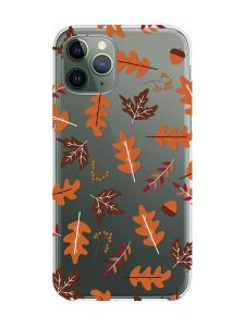 Прозорий чохол на iPhone 12 / 12 Pro :: Осінь (принт 107)