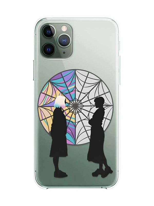 Прозорий чохол на iPhone 12 / 12 Pro :: Силуети. Венздей (принт 210)