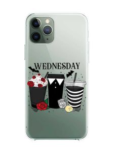 Прозорий чохол на iPhone 12 / 12 Pro :: Коктейлі. Венздей (принт 216)