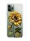 Прозорий чохол на iPhone 12 / 12 Pro :: Соняшник (принт 274)