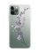 Прозорий чохол на iPhone 12 / 12 Pro :: Гілочка квітів (принт 278)