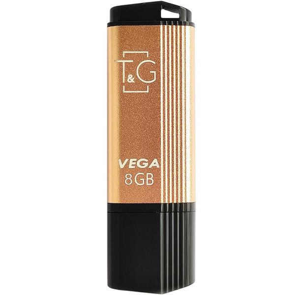 Флеш-накопичувач USB Flash 8GB T&G Vega Gold