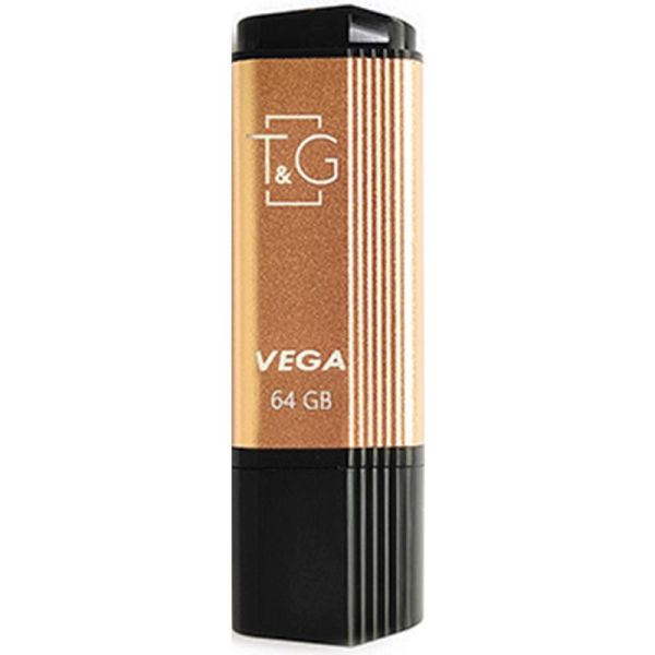 Флеш-накопичувач USB Flash 64GB T&G Vega Gold