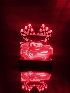 Нічник дитячий "Тачки. Блискавка Макквін" з дистанційним пультом керування