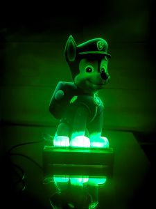 Декоративний світильник-нічник Гонщик. Щенячий патруль (з пультом ДУ)