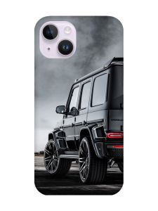 Магнітний чохол на iPhone 15 із підтримкою MagSafe :: Авто чорне (принт 235)