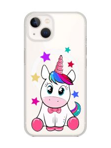 Магнітний чохол на iPhone 15 Plus із підтримкою MagSafe :: Єдиноріг (принт 102)