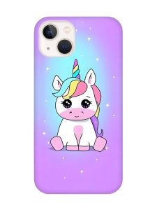 Магнітний чохол на iPhone 15 Plus із підтримкою MagSafe :: Єдиноріг (принт 103)