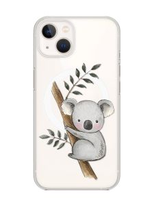 Магнітний чохол на iPhone 15 Plus із підтримкою MagSafe :: Коала (принт 132)