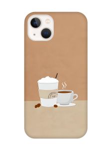 Магнітний чохол на iPhone 15 Plus із підтримкою MagSafe :: Кава (принт 108)