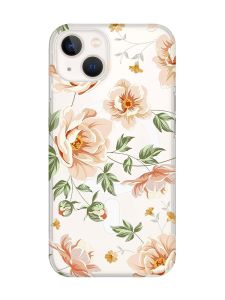 Магнітний чохол на iPhone 15 Plus із підтримкою MagSafe :: Квіти пастельні (принт 277)