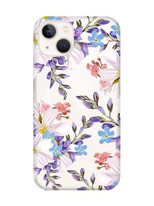 Магнітний чохол на iPhone 15 Plus із підтримкою MagSafe :: Квітковий малюнок (принт 272)