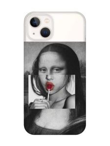 Магнітний чохол на iPhone 15 Plus із підтримкою MagSafe :: Сучасна Мона Ліза (принт 351)