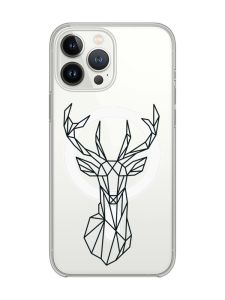 Магнітний чохол на iPhone 15 Pro із підтримкою MagSafe :: Олень (принт 128)