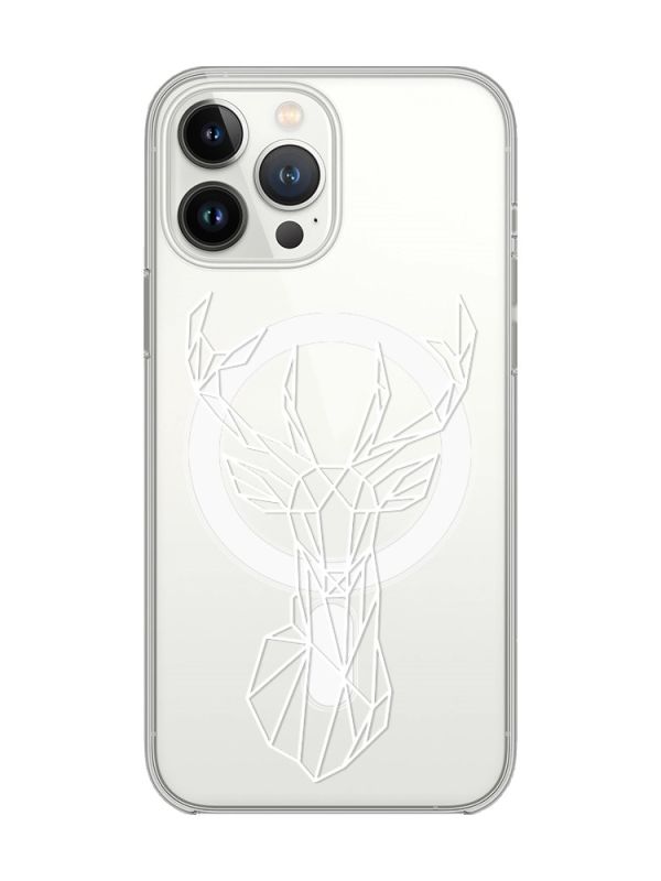 Магнітний чохол на iPhone 15 Pro із підтримкою MagSafe :: Олень (принт 129)