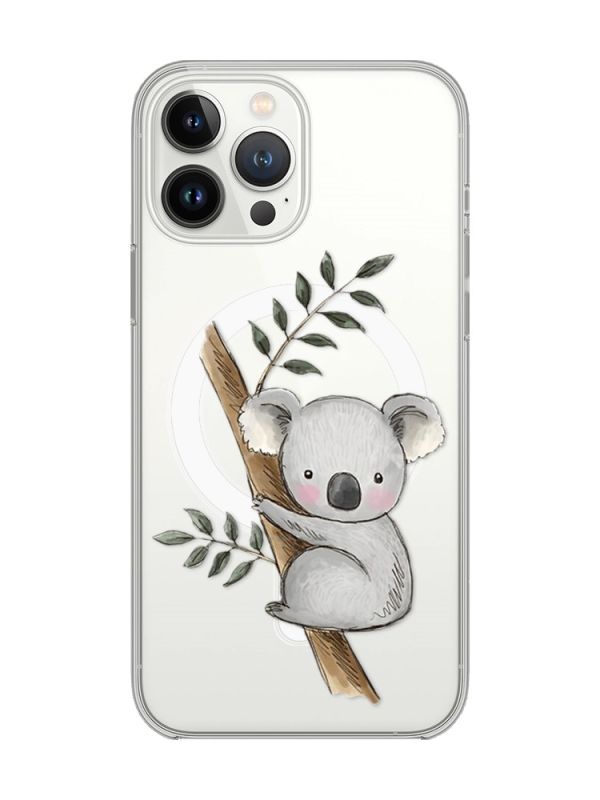 Магнітний чохол на iPhone 15 Pro із підтримкою MagSafe :: Коала (принт 132)
