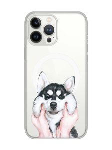 Магнітний чохол на iPhone 15 Pro із підтримкою MagSafe :: Мордочка (принт 121)