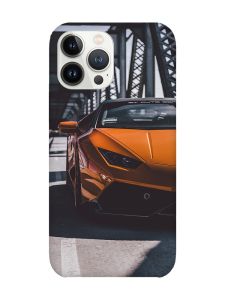 Магнітний чохол на iPhone 15 Pro із підтримкою MagSafe :: Авто помаранчеве (принт 237)