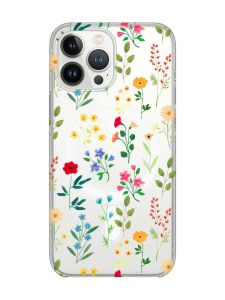 Магнітний чохол на iPhone 15 Pro із підтримкою MagSafe :: Квітковий фон (принт 269)