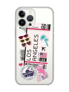 Магнітний чохол на iPhone 15 Pro Max із підтримкою MagSafe :: Подорожі. Лос-Анджелес (принт 328)