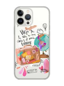 Магнітний чохол на iPhone 15 Pro Max із підтримкою MagSafe :: Настрій подорожувати (принт 329)