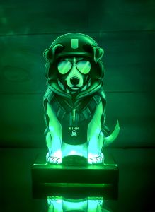 "Пес Патрон" ночник з багатьма налаштуваннями світла