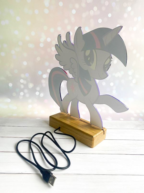 Переносний дитячий нічничок Іскорка з USB розйомом
