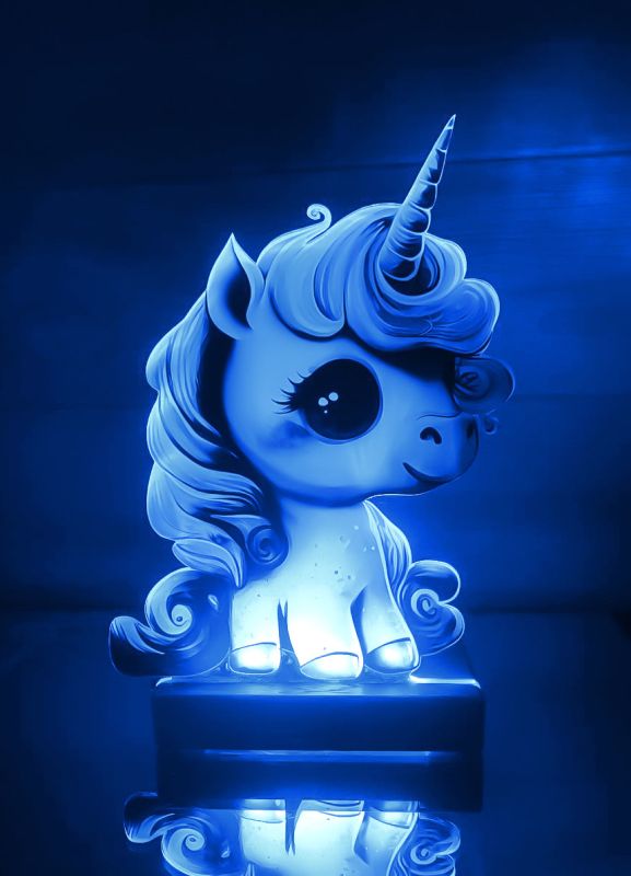 Переносний дитячий нічничок Єдиноріг з USB роз'ємом