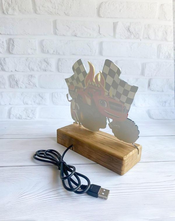 Переносний дитячий нічничок Блиск з USB роз'ємом