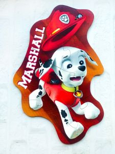 Пазли Щенячий патруль: Маршал, Скай, Кріпиш, Гонщик (4 картинки, 52 елементи)