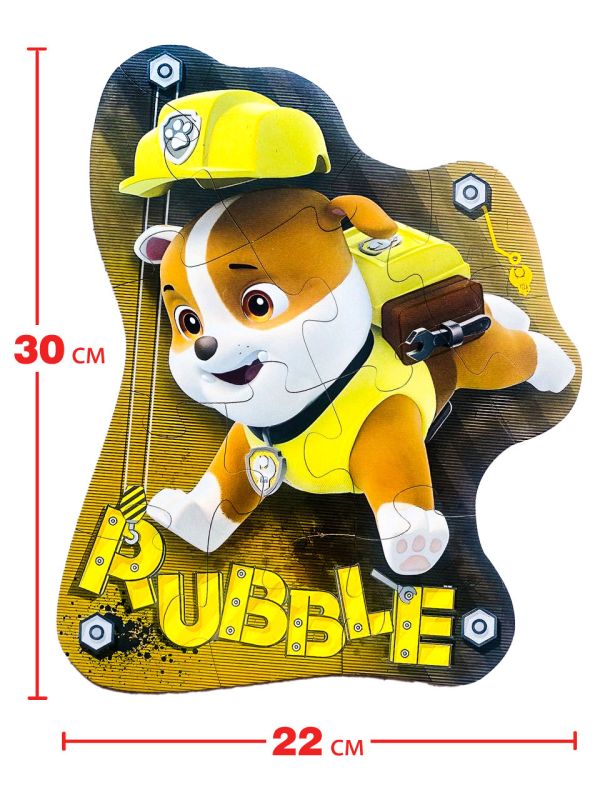 Пазли Щенячий патруль PAW Patrol (4 картинки Маршал, Скай, Кріпиш, Чейз)