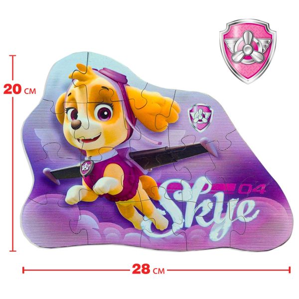 Пазли Щенячий патруль PAW Patrol (4 картинки Маршал, Скай, Кріпиш, Чейз)