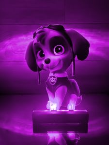 Подарунковий набір Щенячий патруль (нічник Скай + дерев'яні кубики)