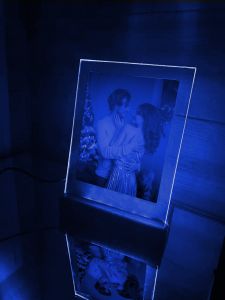 Акрилова фотографія з блимаючою підсвіткою (+ пульт ДУ)