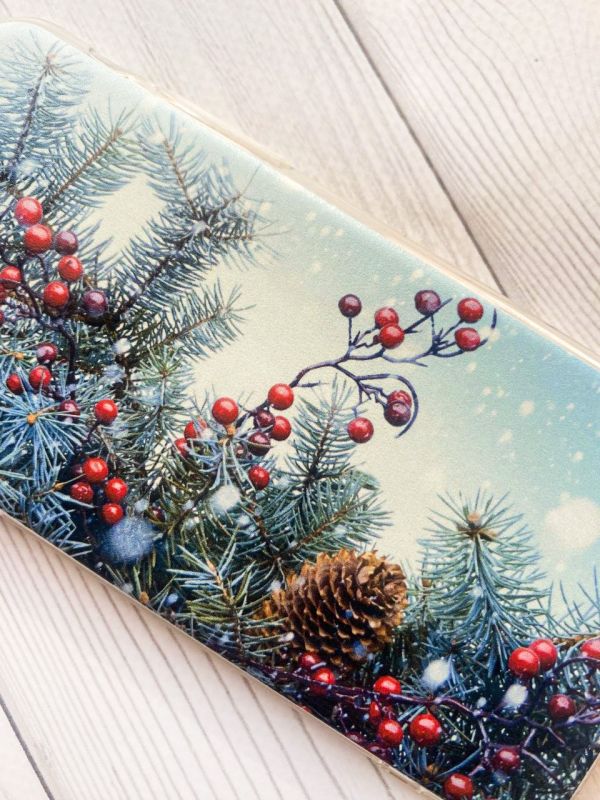 Чохол з потовщеними кутами на Samsung Galaxy S23 :: Зимовий фон (принт 167)