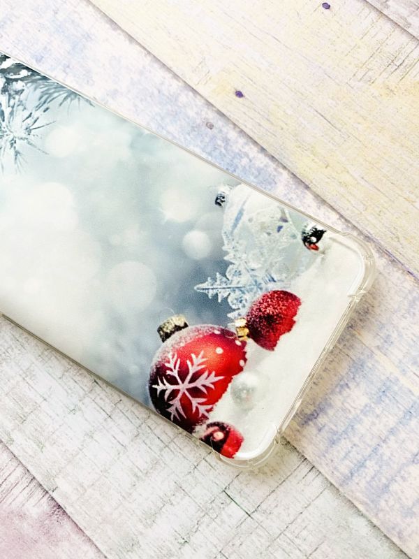 Чохол з потовщеними кутами на Samsung Galaxy S23 :: Червоні кульки (принт 168)