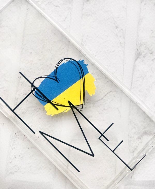 Прозорий чохол на Samsung Galaxy S10 :: Дім Україна (принт 353)