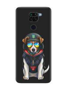 Матовий чорний чохол на Xiaomi Redmi Note 9 :: Пес Патрон (принт 4)