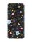 Матовий чорний чохол на Xiaomi Redmi Note 9 :: Квітковий фон (принт 267)