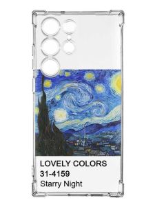 Чохол з потовщеними кутами на Samsung Galaxy S23 Ultra :: Зоряна ніч (принт 74)