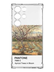 Чохол з потовщеними кутами на Samsung Galaxy S23 Ultra :: Дерева у цвіті (принт 80)