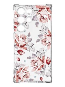 Чохол з потовщеними кутами на Samsung Galaxy S23 Ultra :: Фон Троянди (принт 273)