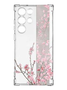 Чохол з потовщеними кутами на Samsung Galaxy S23 Ultra :: Сакура у цвіті (принт 286)
