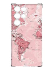 Чохол з потовщеними кутами на Samsung Galaxy S23 Ultra :: Карта. Подорожі (принт 319)