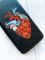 Чохол-книжка з малюнком для Samsung Galaxy A73 5G Чорний :: Серце анатомічне (принт 250)