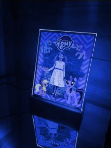 Фотонічник у рамці Літл Поні з блимаючою підсвіткою (принт 005)