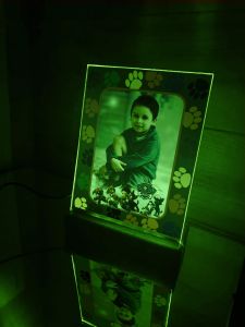 Новорічний нічничок Команда Щенячий патруль з фотографією і блимаючою підсвіткою (принт 001)