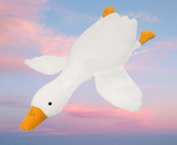 М'яка іграшка подушка Гусь обнімусь 70 см