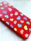 Чохол-книжка з малюнком для Xiaomi Redmi 10C Червоний :: Різнокольорові сердечка (принт 335)